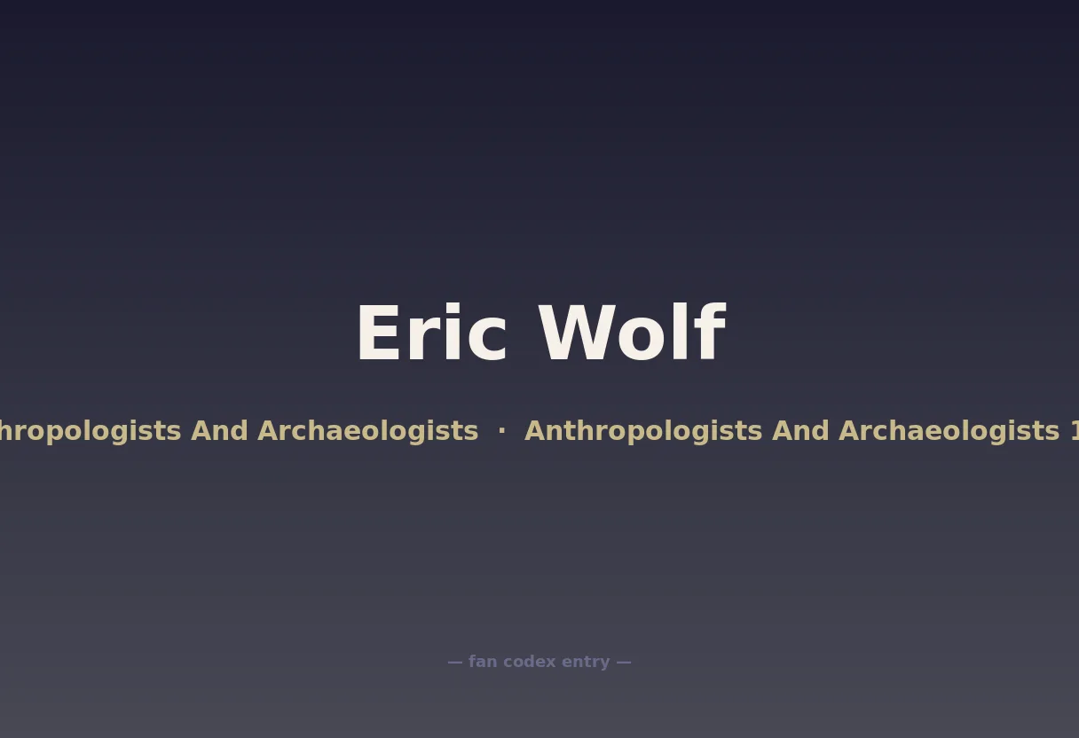 Eric Wolf