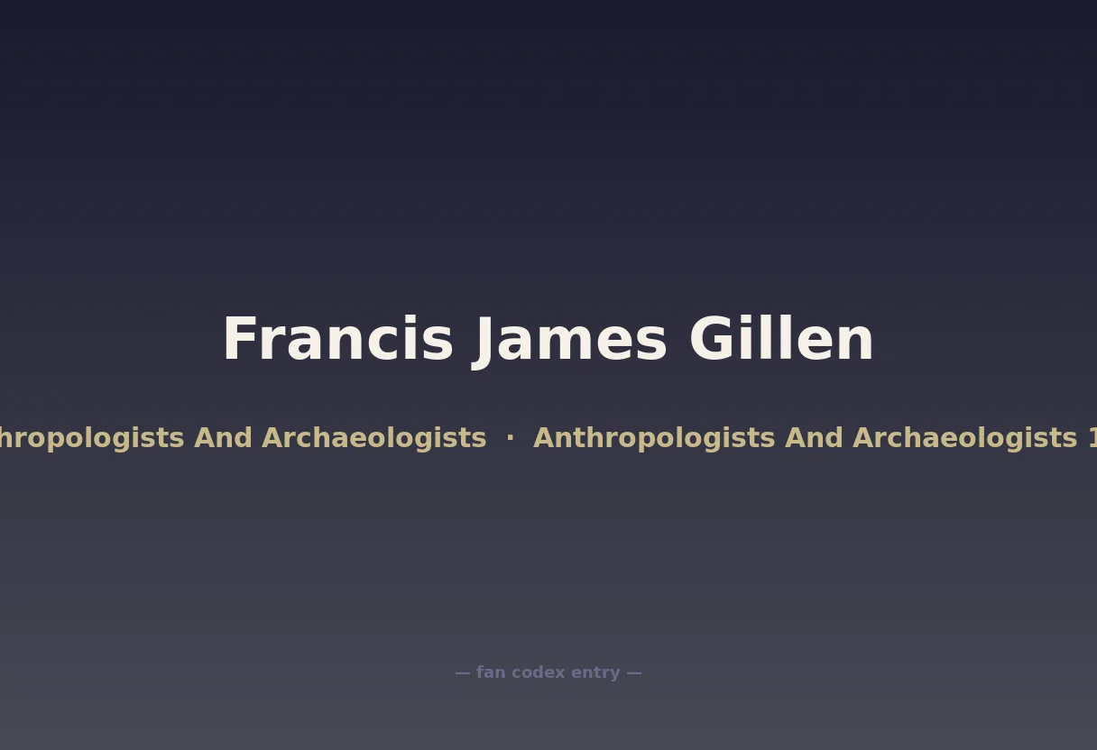 Francis James Gillen