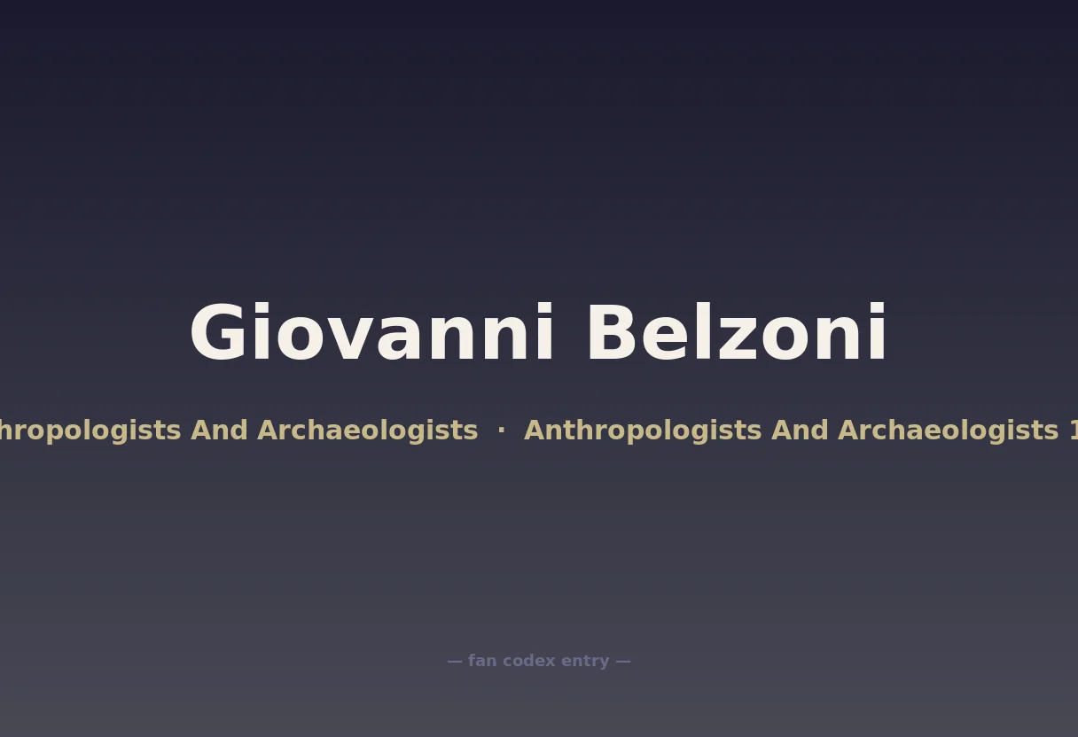 Giovanni Belzoni