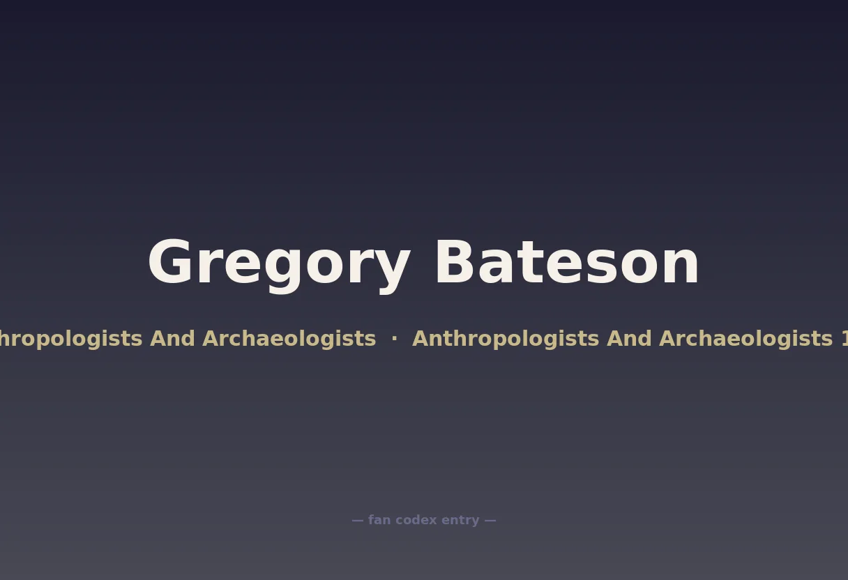 Gregory Bateson