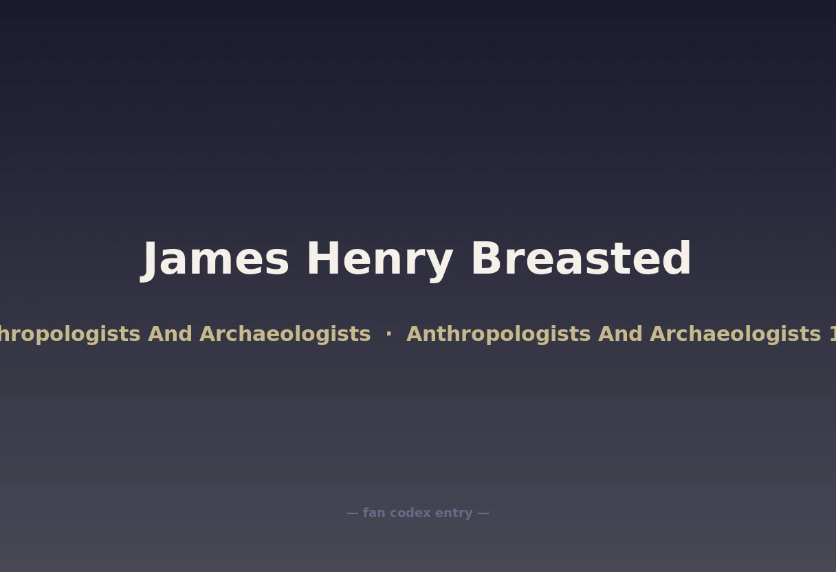 James Henry Breasted